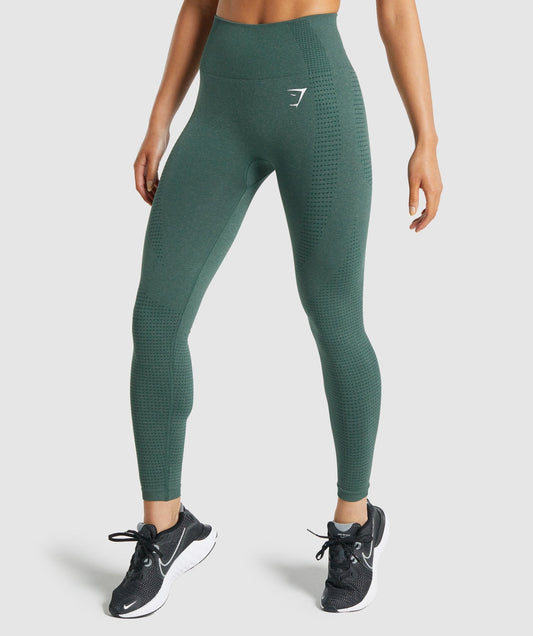 DNU - Gymshark Vital Seamless 2.0 Leggings - Dark Green Marl