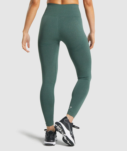 DNU - Gymshark Vital Seamless 2.0 Leggings - Dark Green Marl