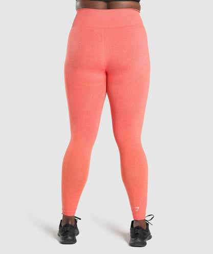 Gymshark Vital Seamless Leggings - Orange Marl