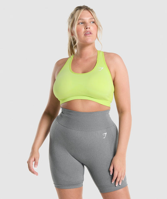Gymshark Vital Seamless 2.0 Sports Bra - Yellow Marl