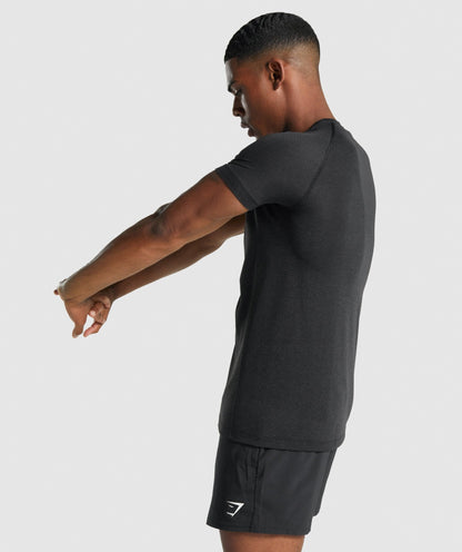 Gymshark Vital Light Seamless T-Shirt - Black Marl