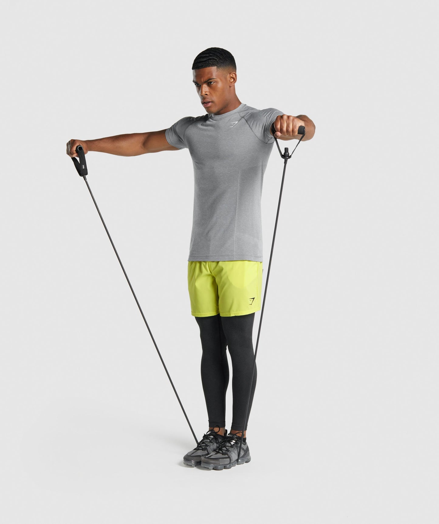 Gymshark Vital Light Seamless T-Shirt - Charcoal Marl