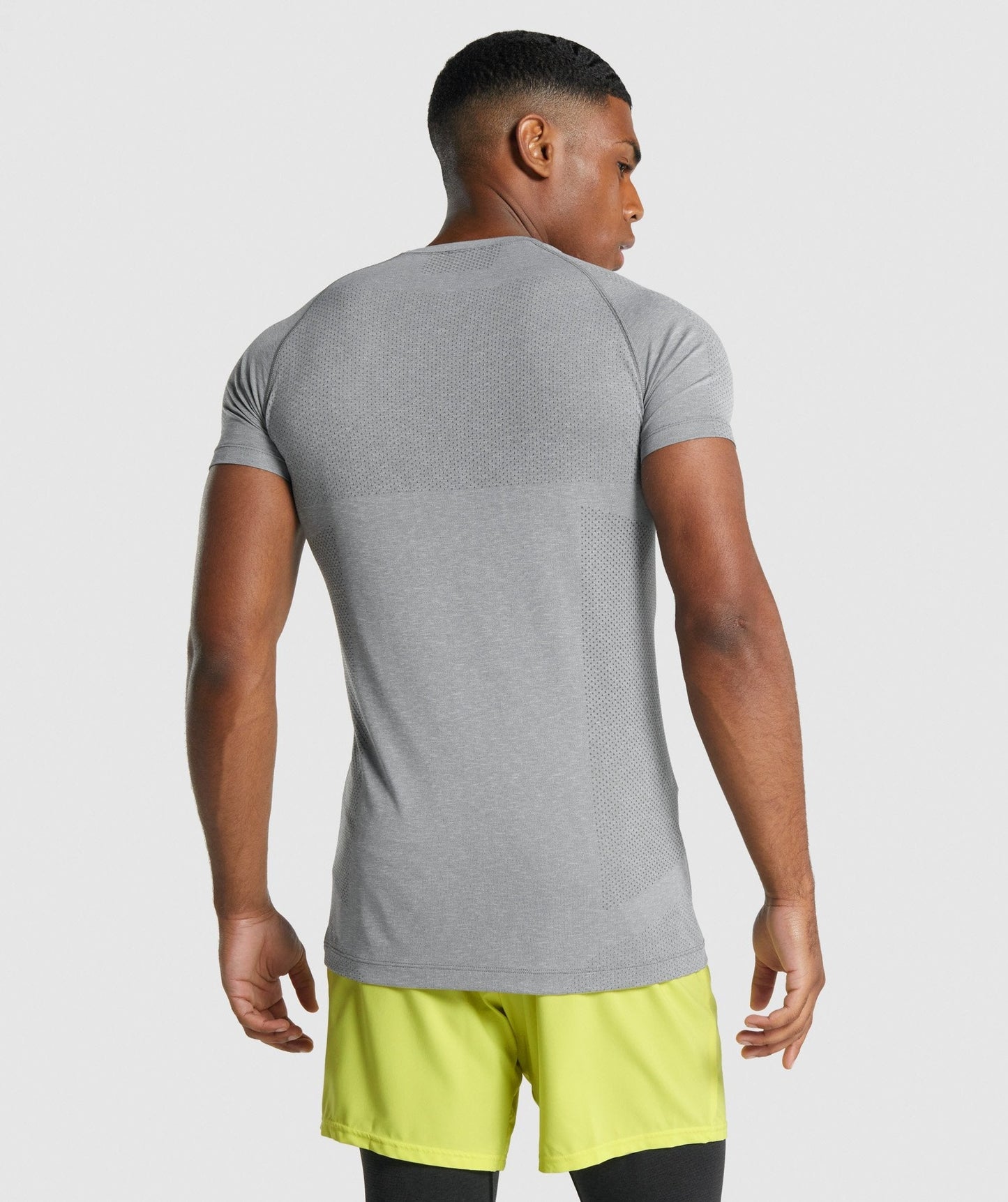 Gymshark Vital Light Seamless T-Shirt - Charcoal Marl