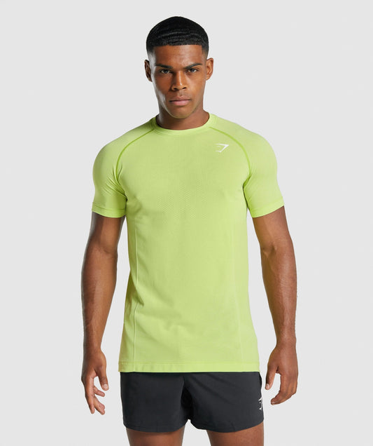 Gymshark Vital Light seamless T-Shirt - Yellow Marl