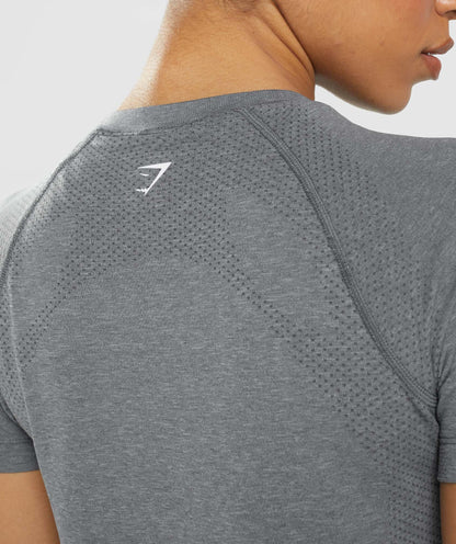 Gymshark Vital Seamless 2.0 Light T-Shirt - Smokey Grey Marl