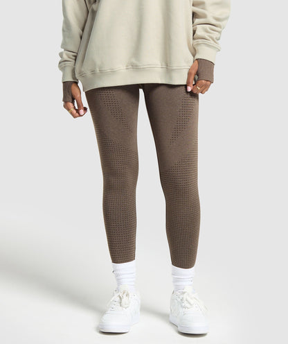 Gymshark Vital Seamless Leggings - Penny Brown Marl