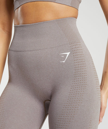 Gymshark Vital Seamless 2.0 Leggings - Warm Taupe Marl
