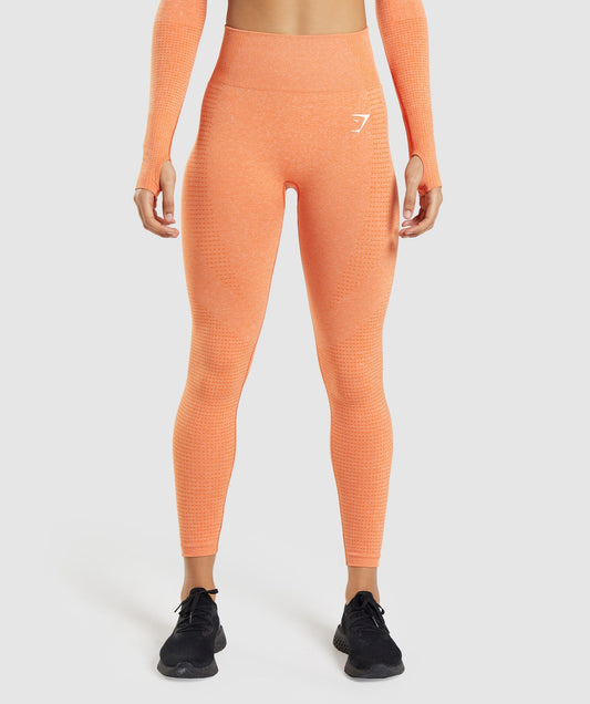 DNU - Gymshark Vital Seamless 2.0 Leggings - Apricot Orange Marl