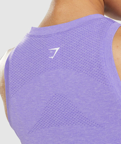Gymshark Vital Seamless 2.0 Light Tank - Bright Purple Marl