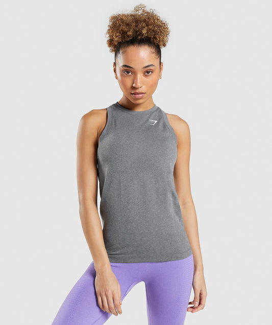 Gymshark Vital Seamless 2.0 Light Tank - Smokey Grey Marl