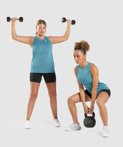 Gymshark Vital Seamless 2.0 Light Tank - Tahoe Teal Marl