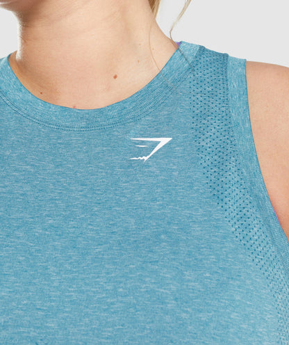 Gymshark Vital Seamless 2.0 Light Tank - Tahoe Teal Marl