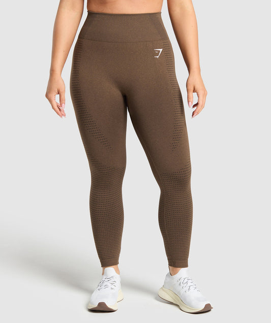 Gymshark Vital Seamless Leggings - Espresso Marl