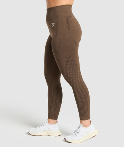 Gymshark Vital Seamless Leggings - Espresso Marl
