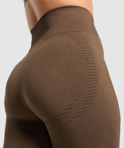 Gymshark Vital Seamless Leggings - Espresso Marl