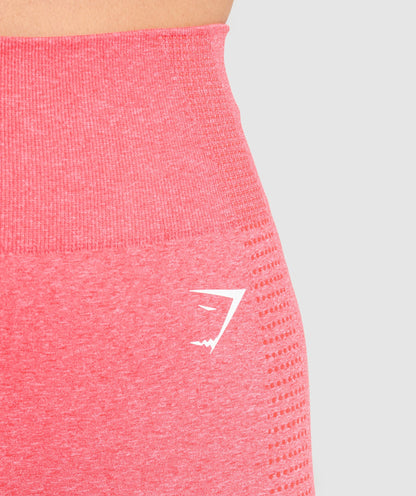 Gymshark Vital Seamless Leggings - Coral Red Marl