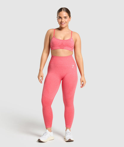 Gymshark Vital Seamless Leggings - Coral Red Marl