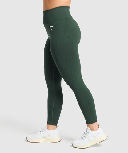Gymshark Vital Seamless Leggings - Woodland Green Marl