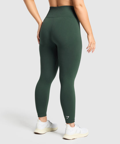 Gymshark Vital Seamless Leggings - Woodland Green Marl