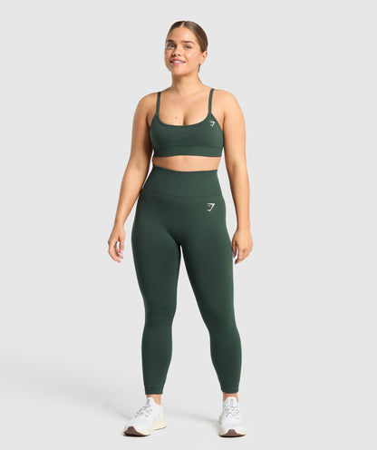 Gymshark Vital Seamless Leggings - Woodland Green Marl