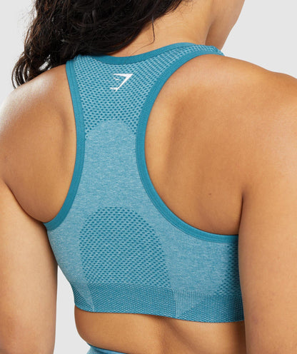 Gymshark Vital Seamless 2.0 Sports Bra - Tahoe Teal Marl