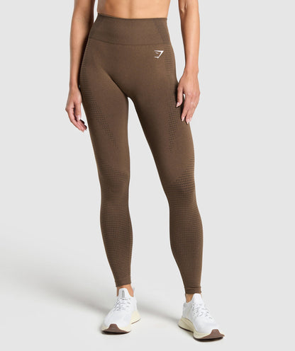 Gymshark Vital Seamless Leggings - Espresso Marl