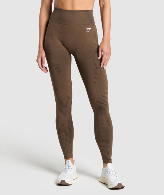 Gymshark Vital Seamless Leggings - Espresso Marl