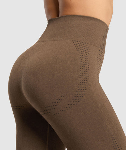 Gymshark Vital Seamless Leggings - Espresso Marl