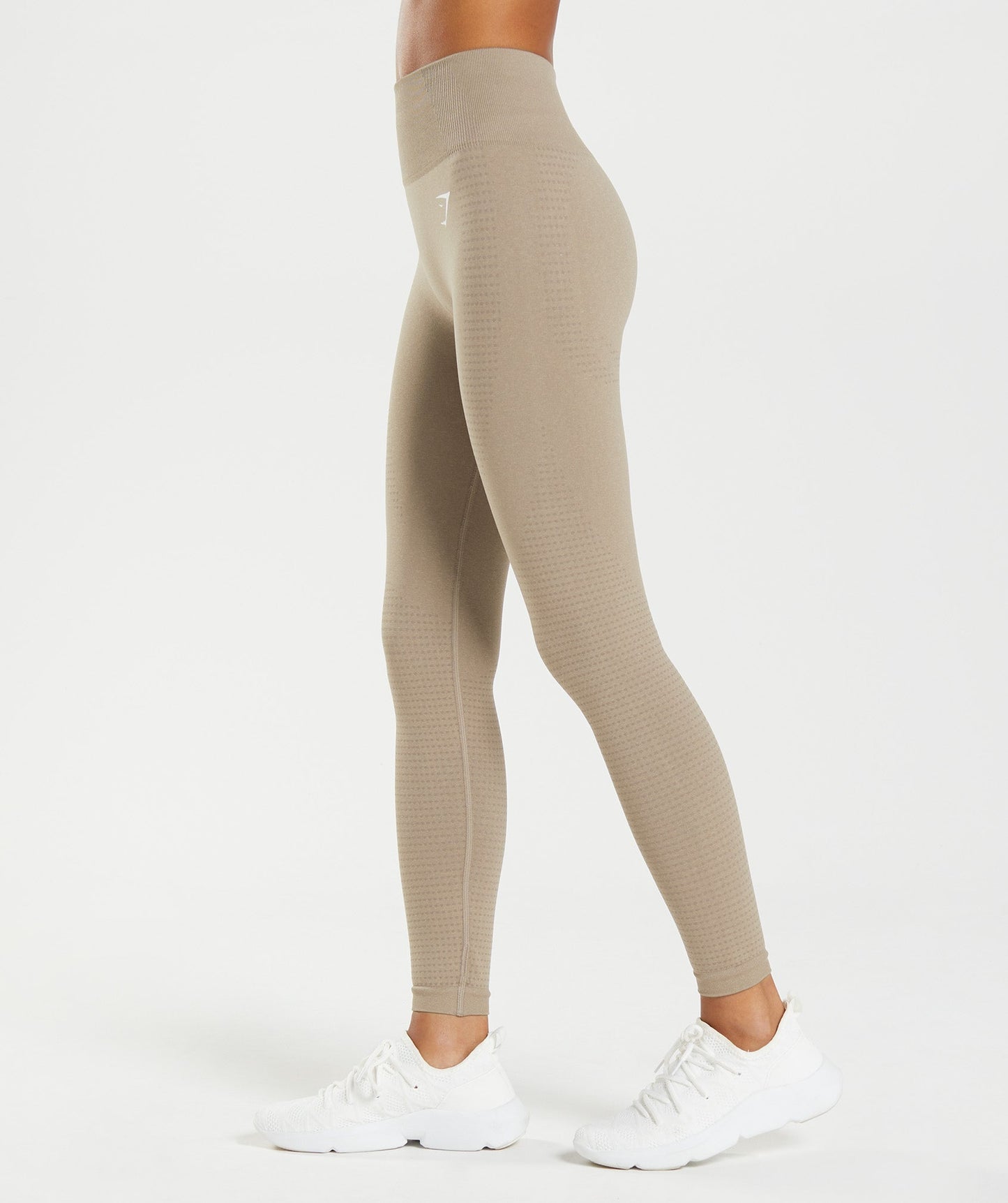DNU - Gymshark Vital Seamless 2.0 Leggings - Vanilla Brown Marl