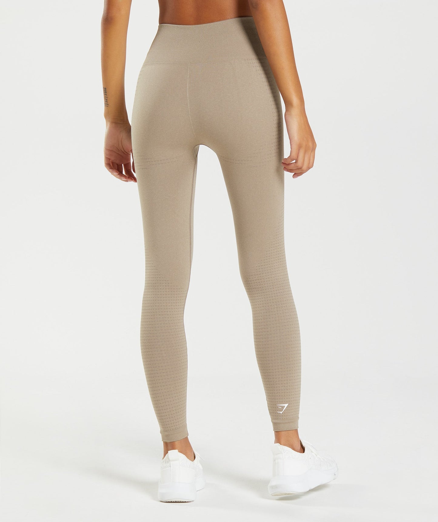 DNU - Gymshark Vital Seamless 2.0 Leggings - Vanilla Brown Marl
