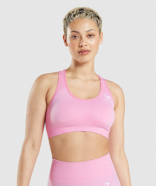Gymshark Vital Seamless 2.0 Sports Bra - Sorbet Pink Marl