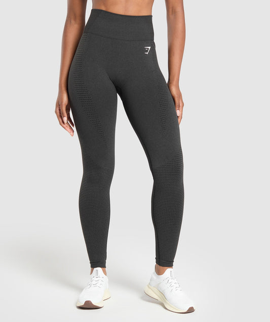 Gymshark Vital Seamless Leggings - Black Marl