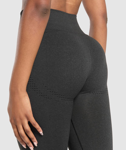 Gymshark Vital Seamless Leggings - Black Marl