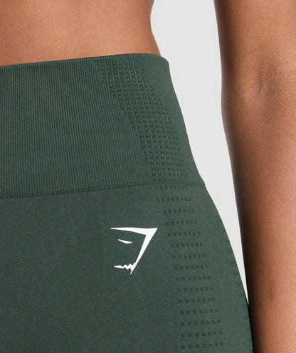 Gymshark Vital Seamless Leggings - Woodland Green Marl