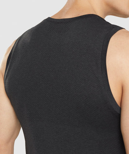 Gymshark Vital Seamless Light Tank - Black Marl