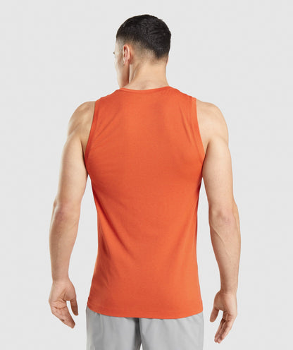 Gymshark Vital Seamless Light Tank - Papaya Orange Marl