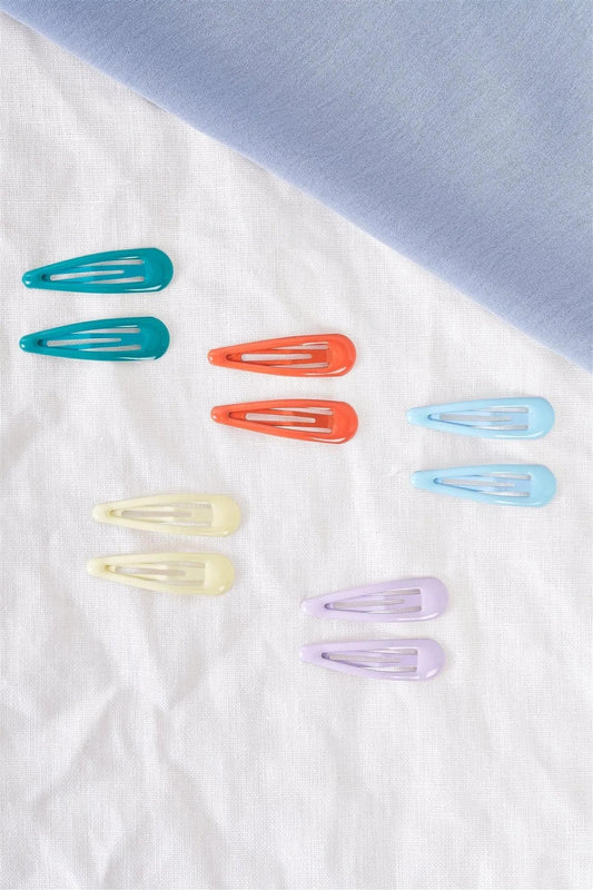 Baby Blue Vintage Triangle Hair Clip /3 Pieces